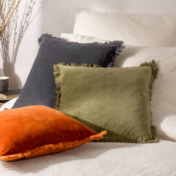 Jaye 45x45 Feather Filled Cushion Rust - view 6