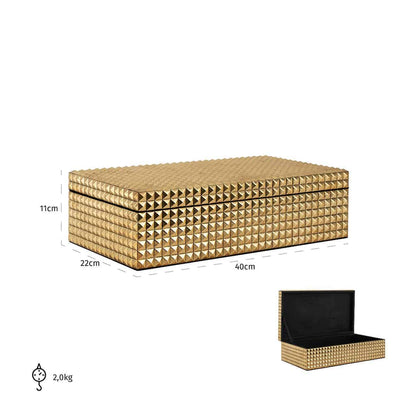 Storage Box Blaze (Gold)- Richmond Interiors