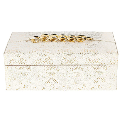 Storage box Noell white (White)- Richmond Interiors