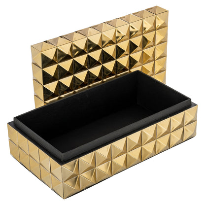 Storage box Rylee (Gold)- Richmond Interiors