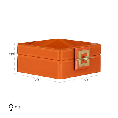 Storage box Bodine orange small- Richmond Interiors
