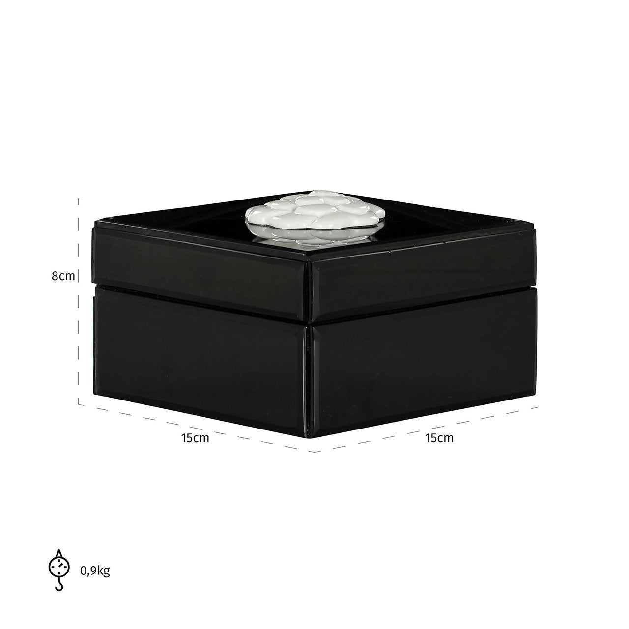 Storage Box Lune (Black/white)- Richmond Interiors