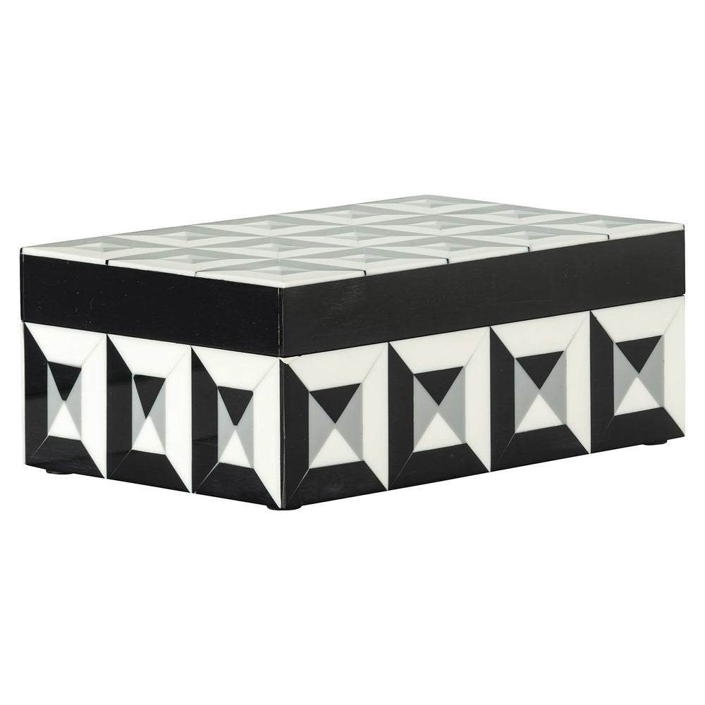 Storage Box Licia (Black/white)