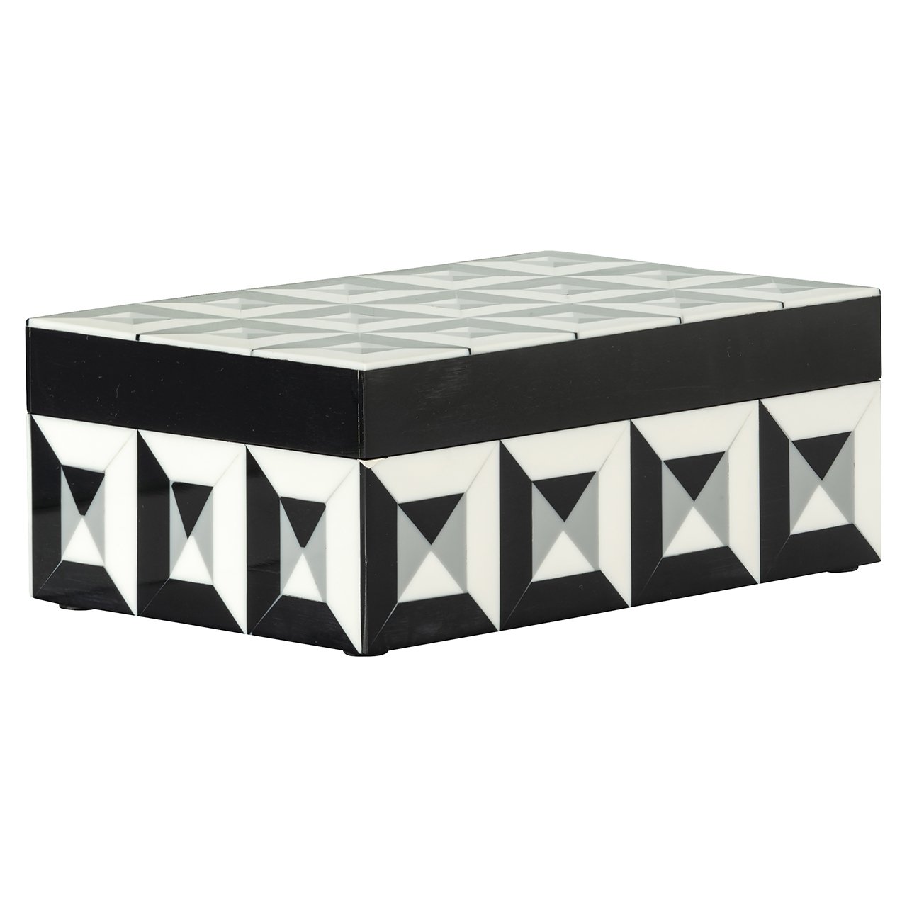 Storage Box Licia (Black/white)