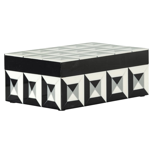 Storage Box Licia (Black/white)
