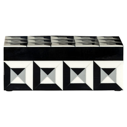 Storage Box Licia (Black/white)- Richmond Interiors