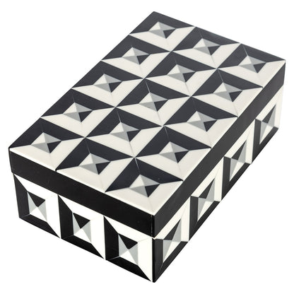 Storage Box Licia (Black/white)- Richmond Interiors