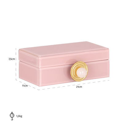 Storage box Jamila small (Pink)- Richmond Interiors