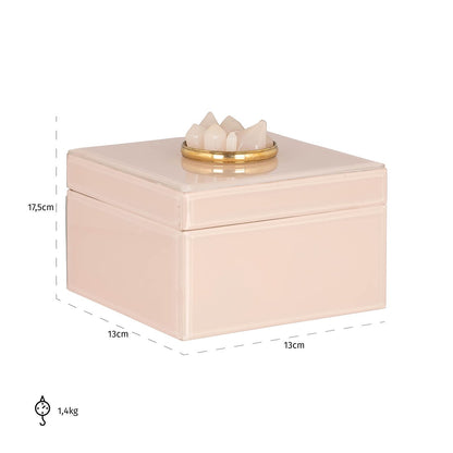 Storage box Jalisa (Pink)- Richmond Interiors