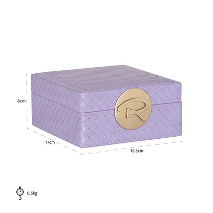 Jewellery box Joelle small (Purple)- Richmond Interiors