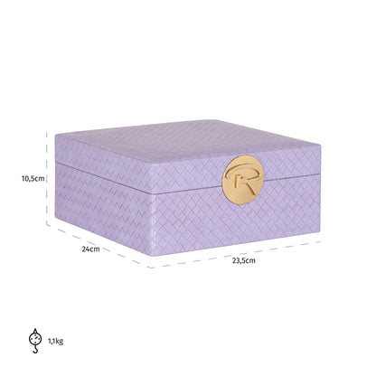 Jewellery box Joelle big (Purple)- Richmond Interiors