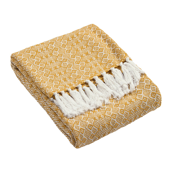 Jewels 130x180 Throw Ochre