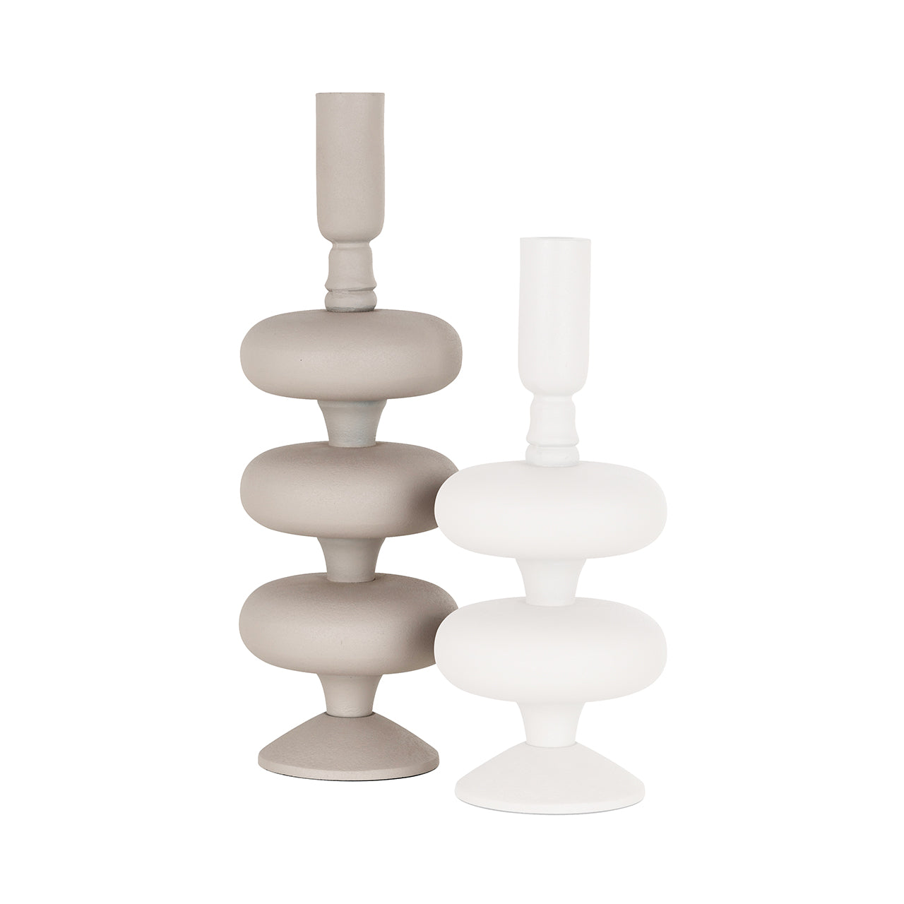 Candle holder Tilly big (Beige)- Richmond Interiors