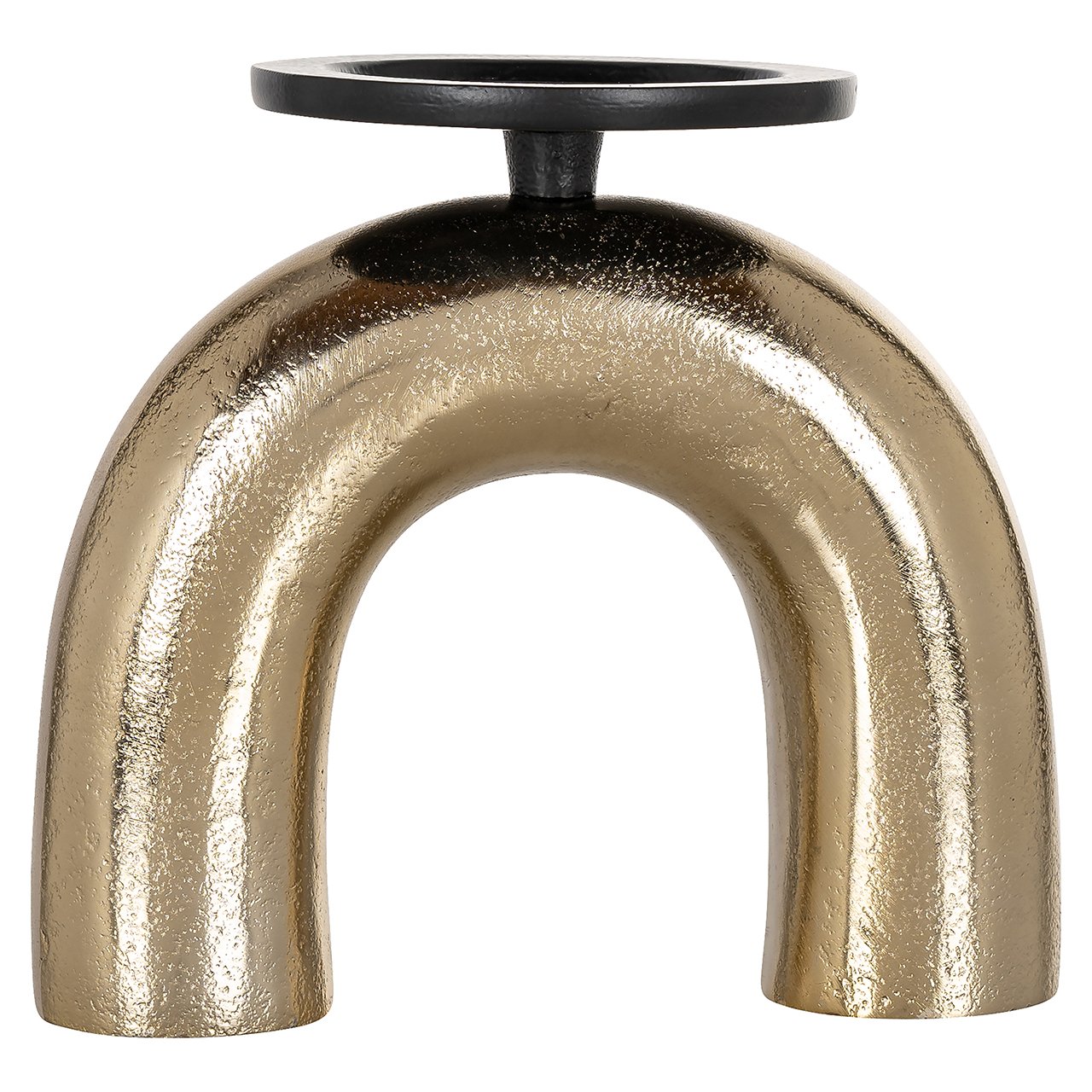 Candle holder Jadey small (Black/gold)- Richmond Interiors