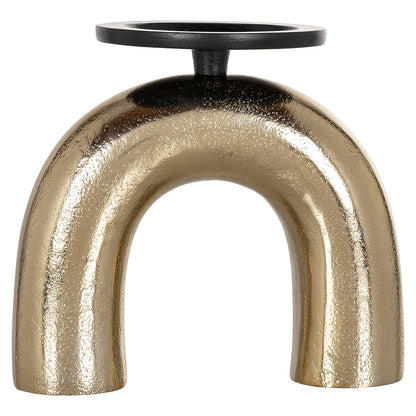 Candle holder Jadey small (Black/gold)- Richmond Interiors