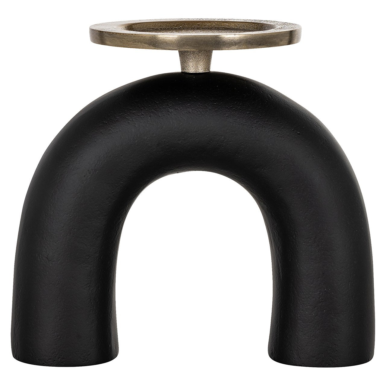 Candle holder Livi small (Black/gold)- Richmond Interiors