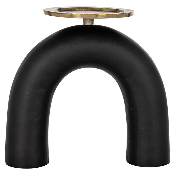 Candle Holder Livi Big (black/gold) – Richmond Interiors