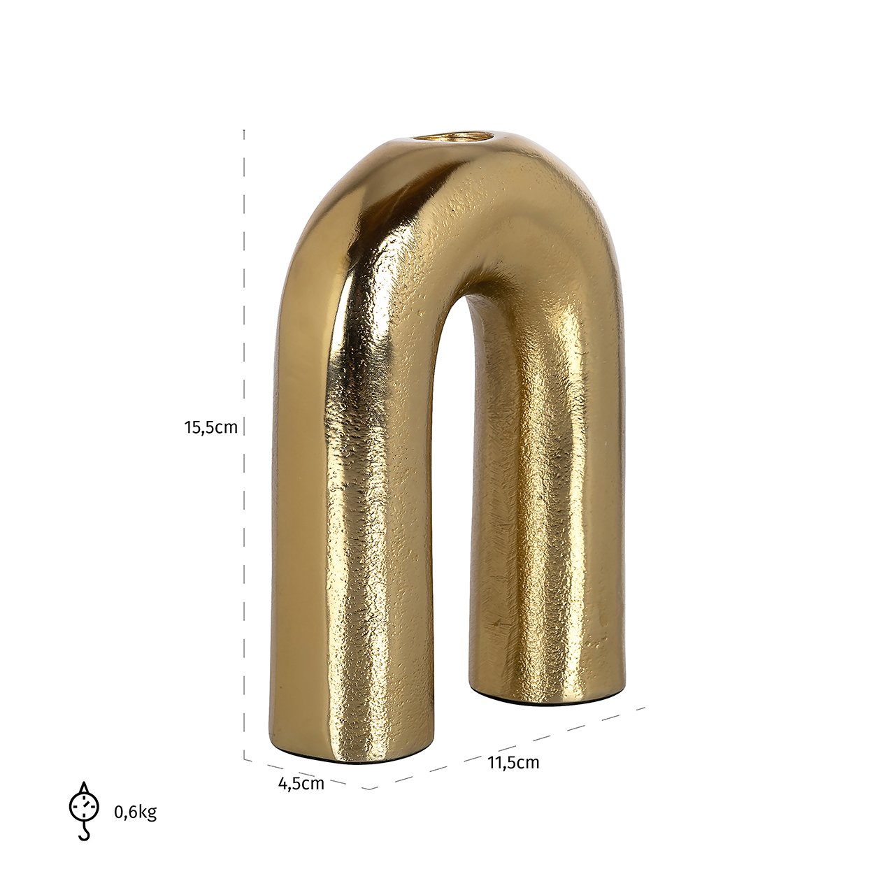 Candle holder Rowin small (Gold)- Richmond Interiors