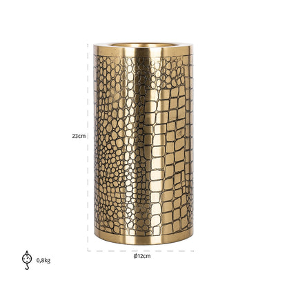 Candle holder Elyn big (Gold)- Richmond Interiors
