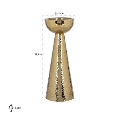 Candle holder Lizz small (Gold)- Richmond Interiors