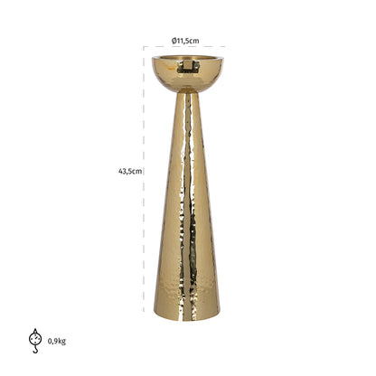 Candle holder Lizz big (Gold)- Richmond Interiors