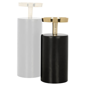 Candle Holder Caya Small (black/gold) – Richmond Interiors