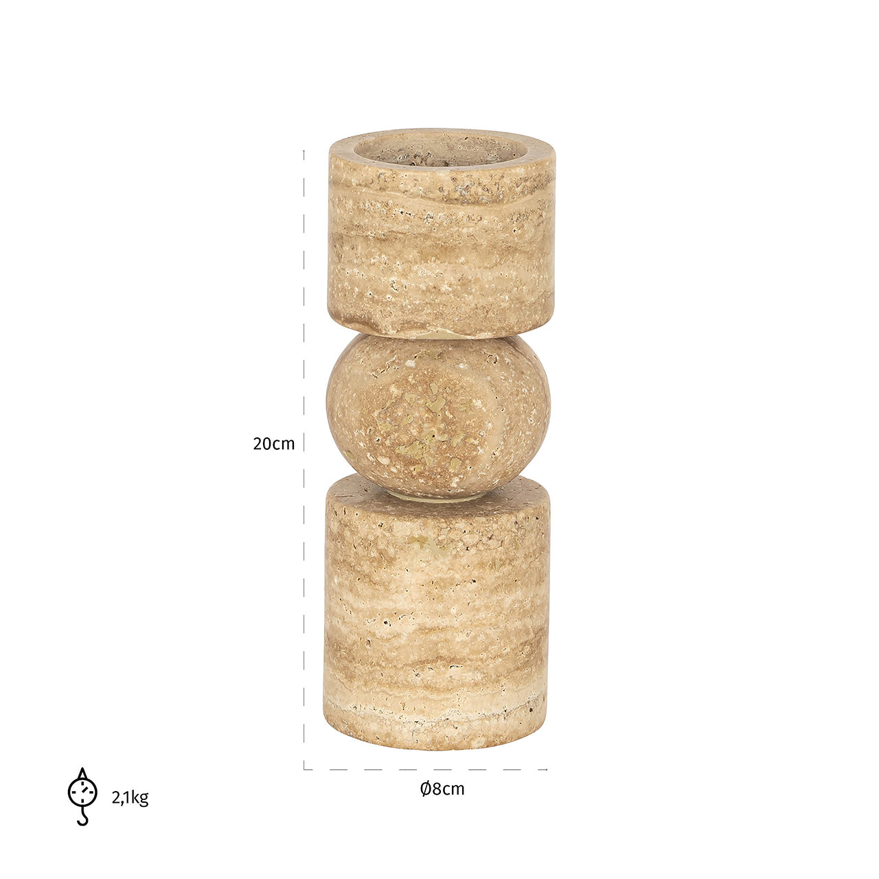 Candle holder Alaina- Richmond Interiors