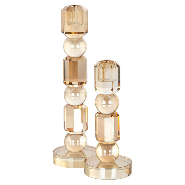 Candle holder Meral brown small