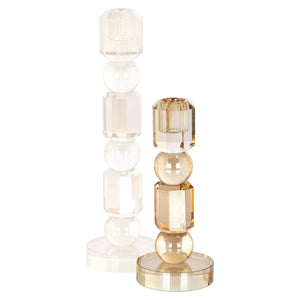 Candle holder Meral brown small