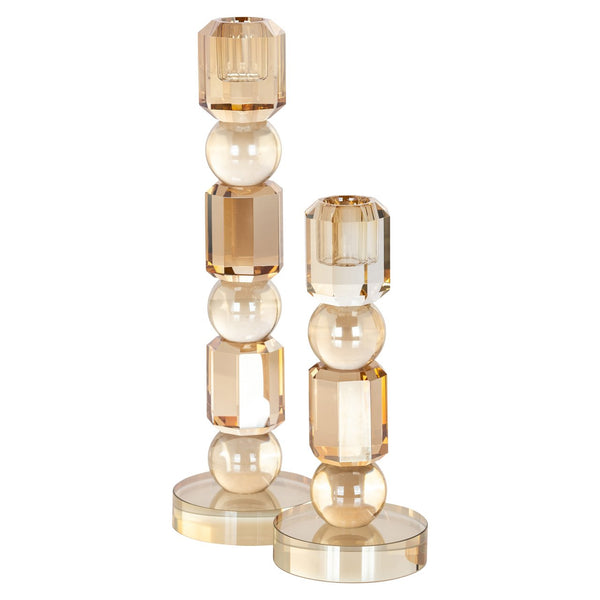 Candle holder Meral brown large