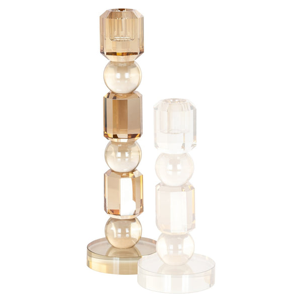 Candle holder Meral brown large