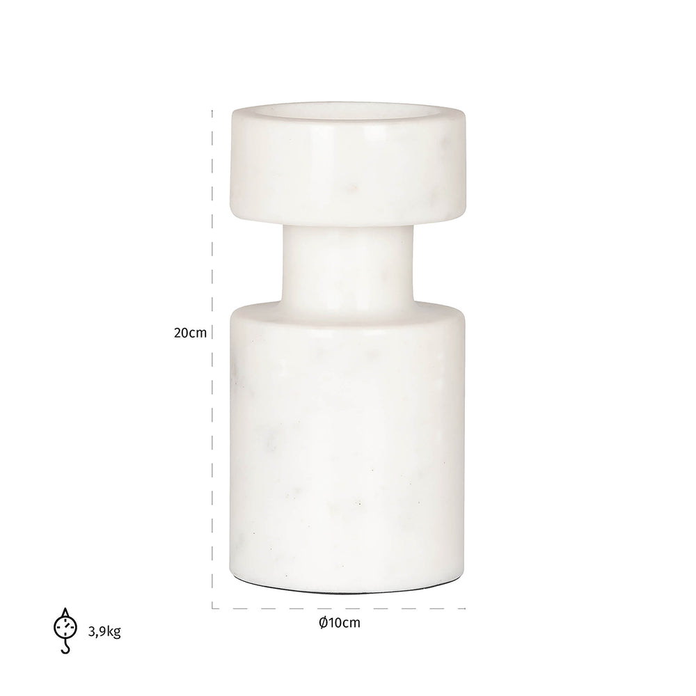 Candle holder Melle small (White)