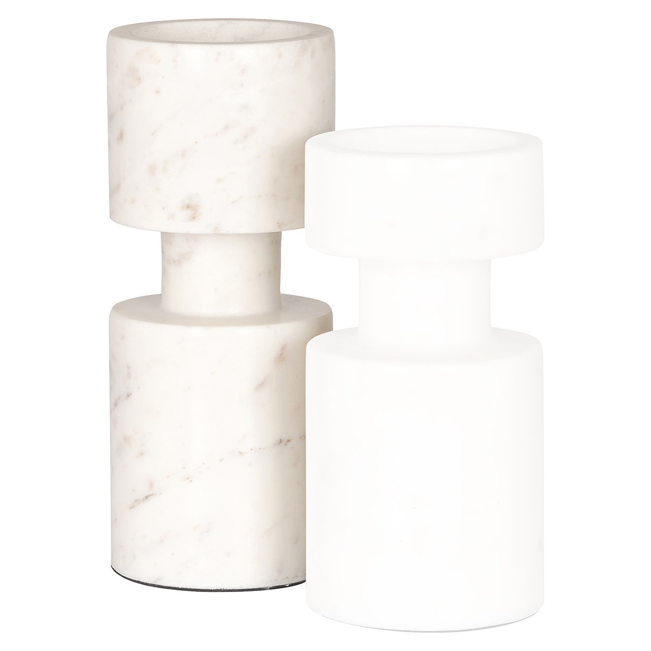 Candle holder Melle big (White)- Richmond Interiors