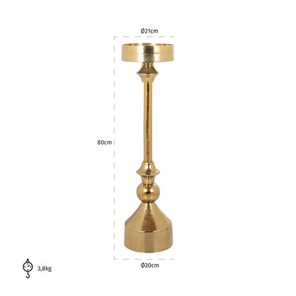Candle holder Presley small (Gold)- Richmond Interiors