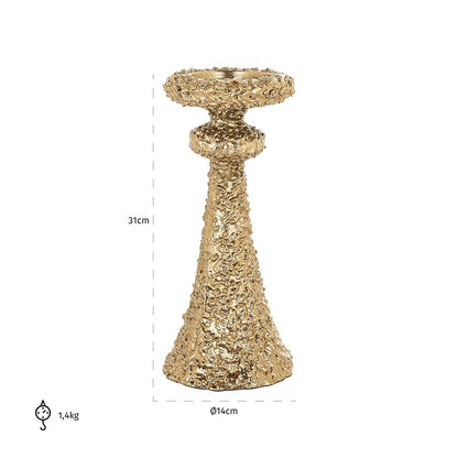 Candle holder July big (Gold)- Richmond Interiors