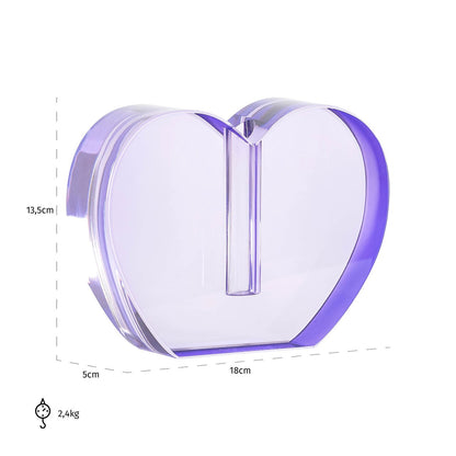 Candle holder Tanna (Purple)- Richmond Interiors