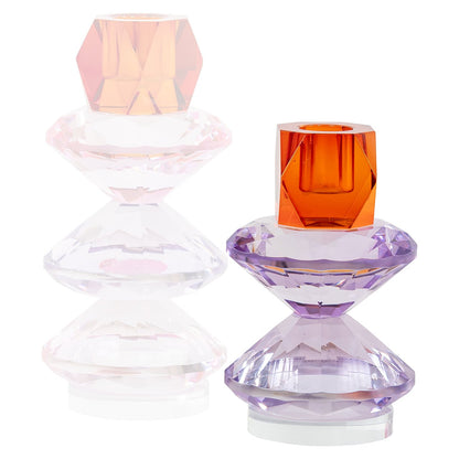Candle holder Yalena small (Purple)- Richmond Interiors