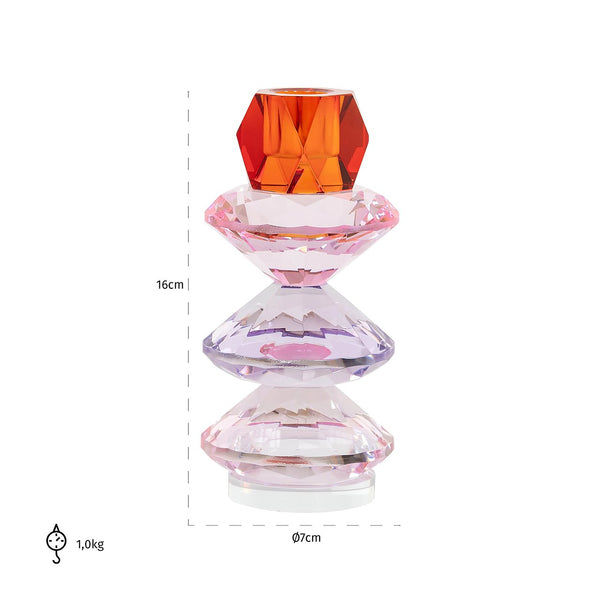Candle Holder Yalena Big (pink) – Richmond Interiors