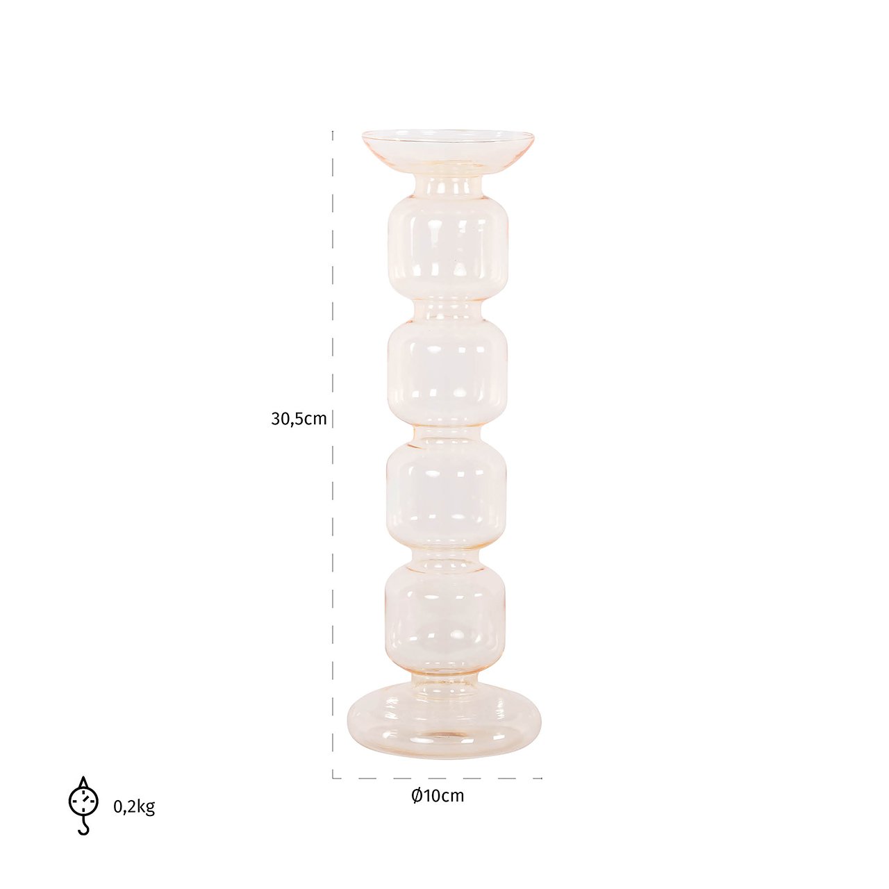 Candle holder Rabia medium- Richmond Interiors