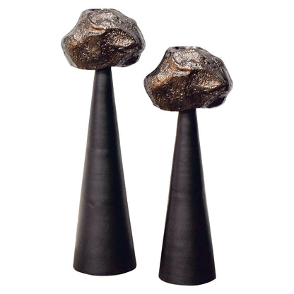 Candle holder Moira big (Black)- Richmond Interiors