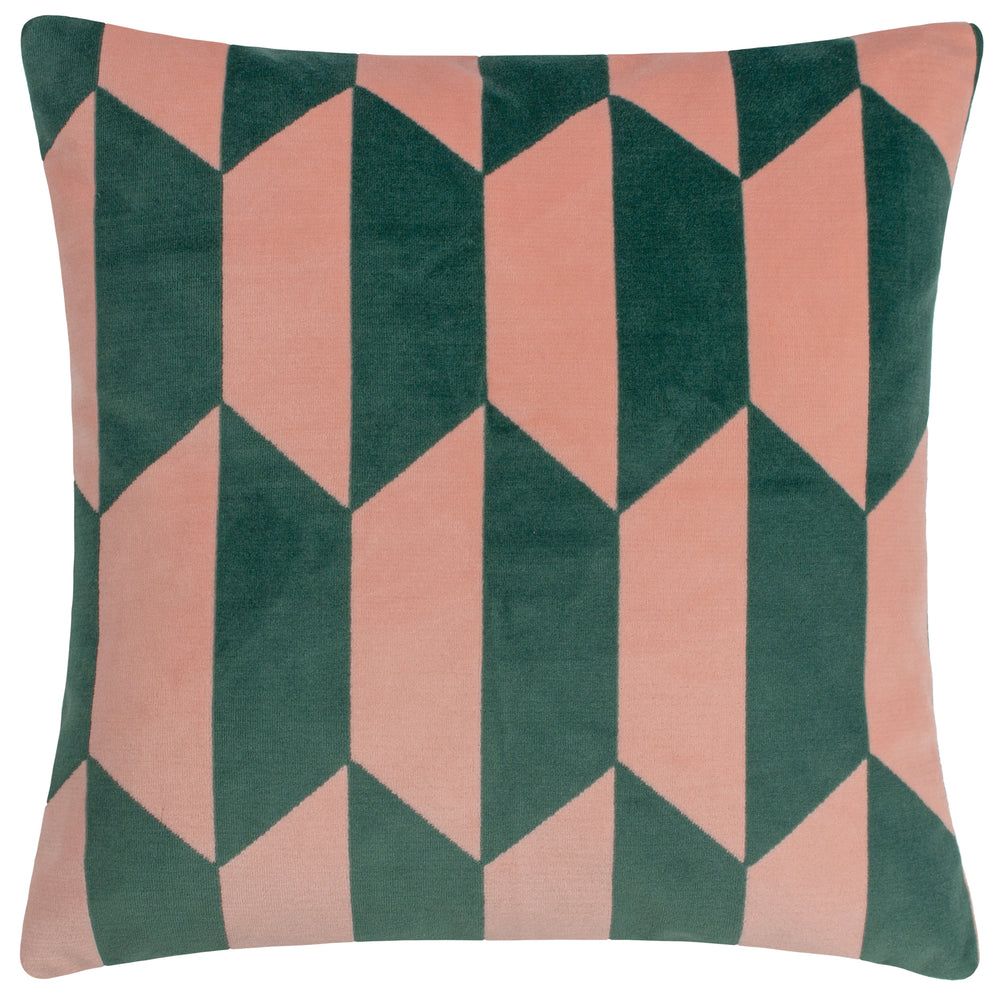 Kalho 45x45 Feather Filled Cushion Pink/green