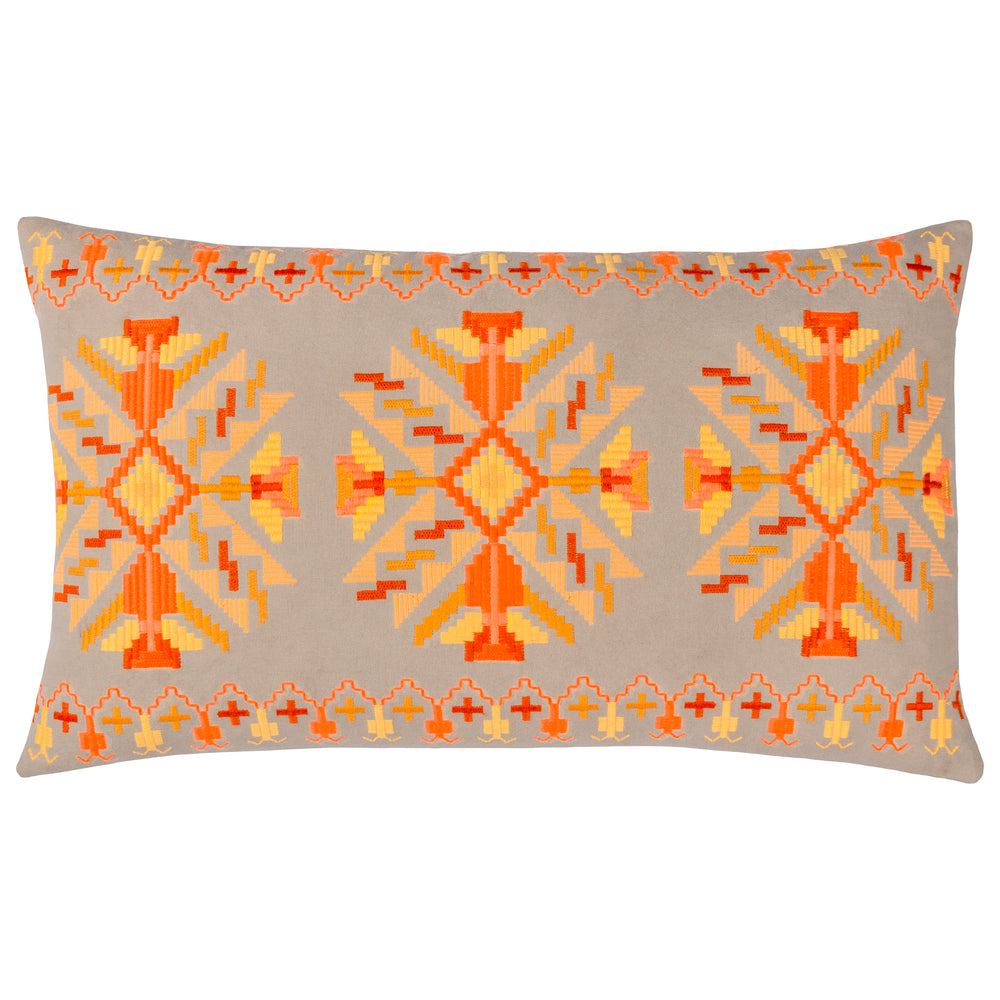 Kalina 35x60 Feather Filled Cushion Orange