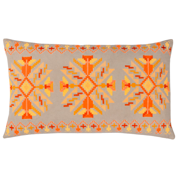 Kalina 35x60 Feather Filled Cushion Orange
