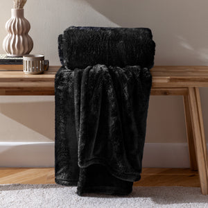 Kallu 130x180 Throw Black - view 3