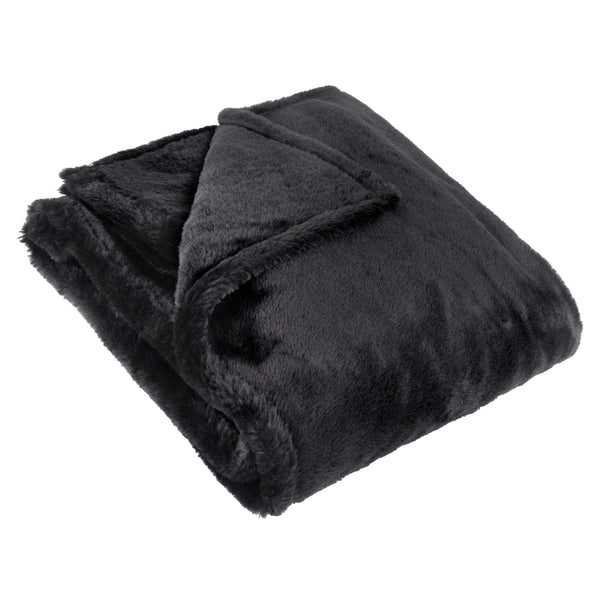 Kallu 130x180 Throw Black - Riva