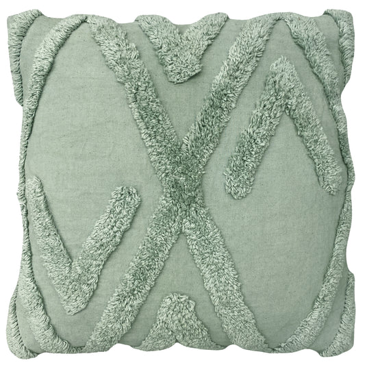 KAMJO 50X50 FEATHER FILLED CUSHION EUCALYPTUS
