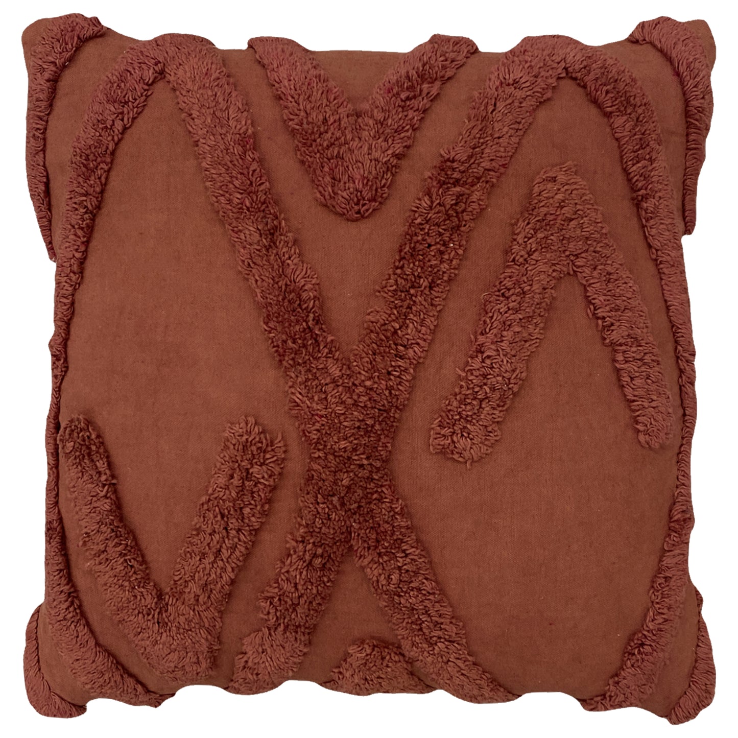 KAMJO 50X50 FEATHER FILLED CUSHION RED