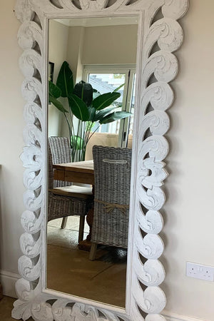 Balong Whitewash Mirror