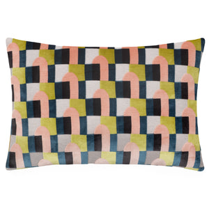 Keela 35x50 Feather Filled Cushion Pink/avo Green