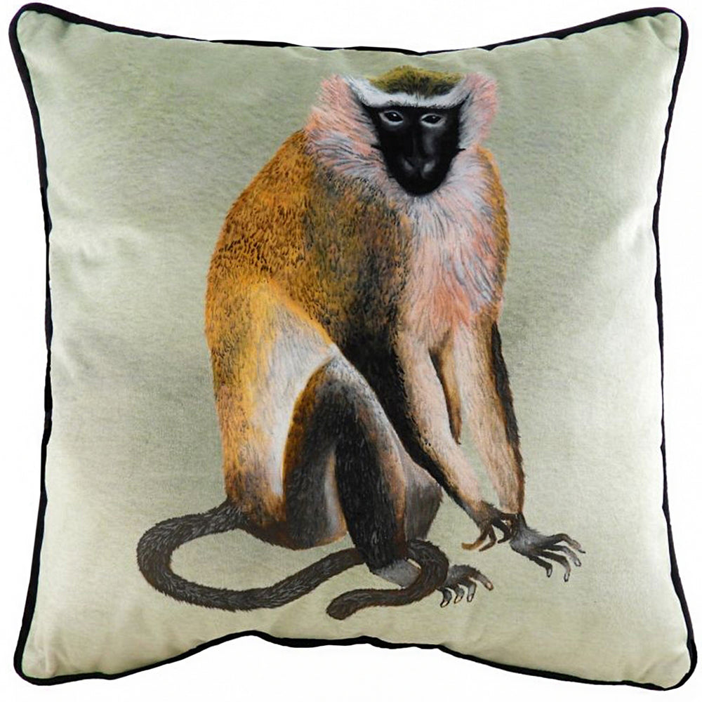 Kibale Monkey 43x43 Feather Filled Cushion